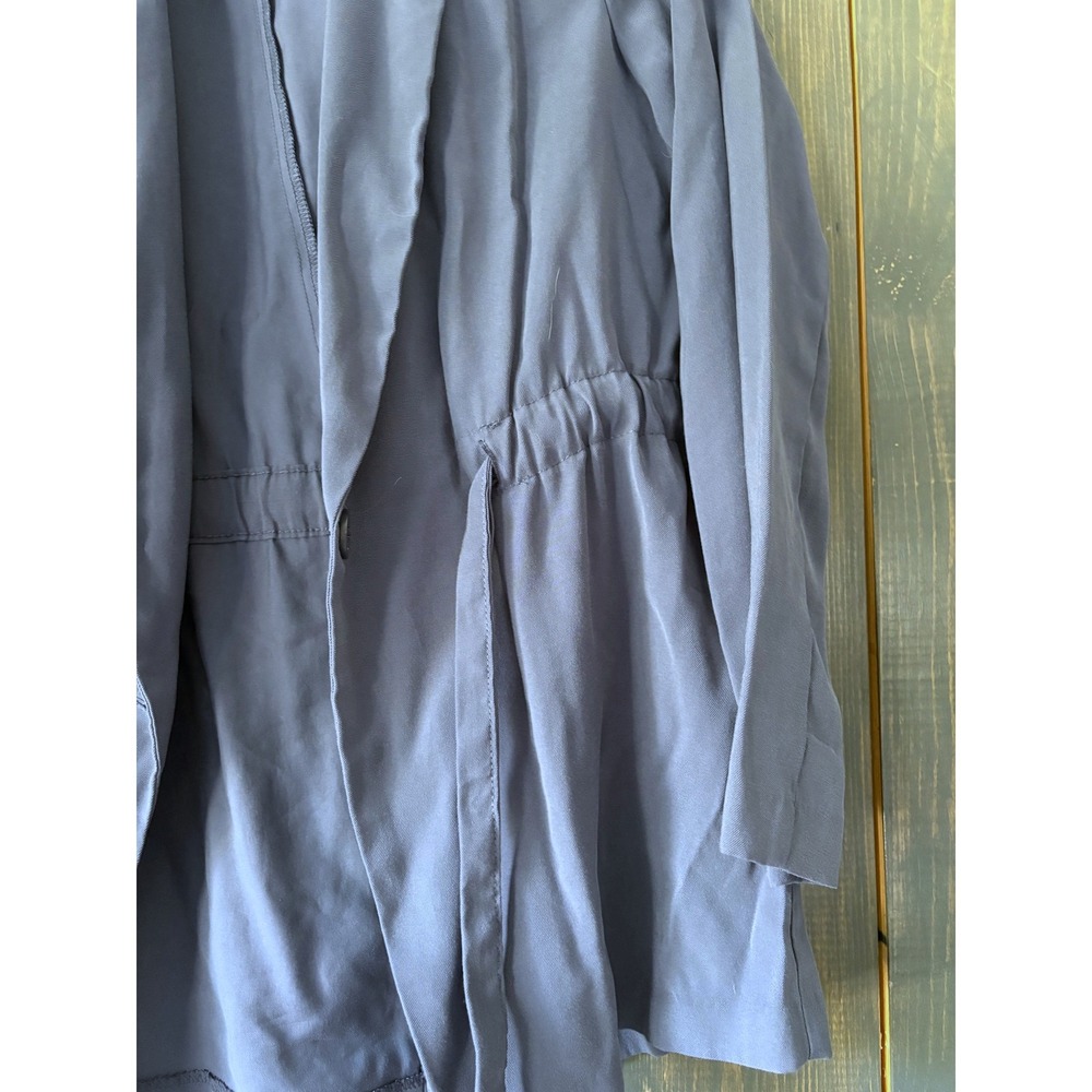 Primark Cares Blue Lightweight Blazer Jacket‎ Tie Waist Size 8 - Picture 6 of 6